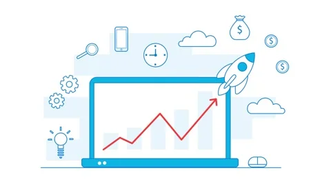 Growth Graph Stock Footage 267055975