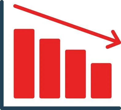Growth graph icon set. Containing arrow up and down, growing business Stock Illustration