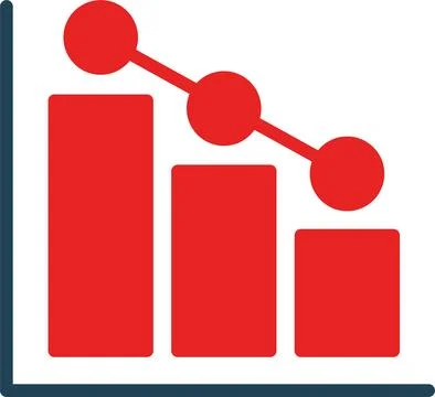 Growth graph icon set. Containing arrow up and down, growing business Stock Illustration