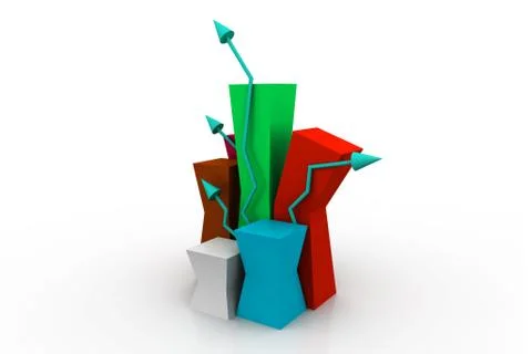 Growth graph Stock Illustration