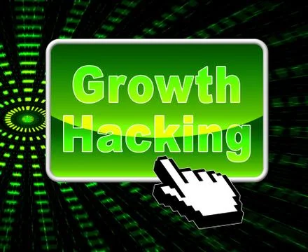 Growth Hacking Website Improvement Tactics 3d Illustration Stock-Illustration