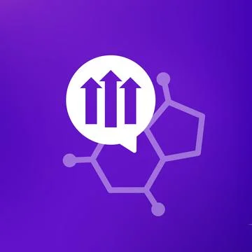 Growth hormone icon, vector design Stock Illustration