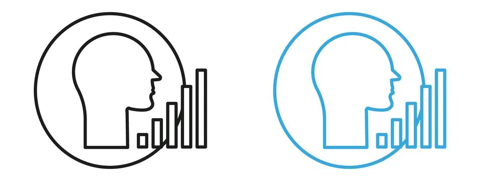 Growth Icon for Personal Development, Self-improvement, and Success Strategie 스톡 일러스트