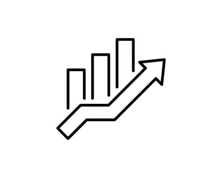 Growth icon vector illustration competitiveness Stock Illustration