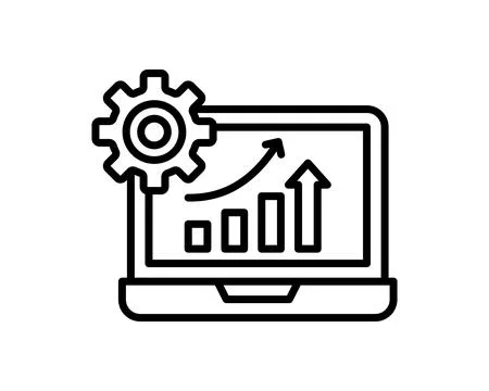 Growth icon vector illustration competitiveness Stock Illustration