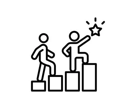 Growth icon vector illustration competitiveness Stock Illustration
