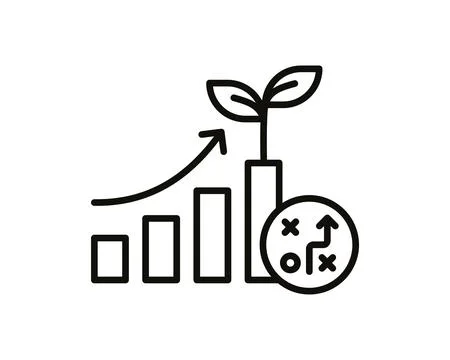 Growth icon vector illustration competitiveness Stock Illustration