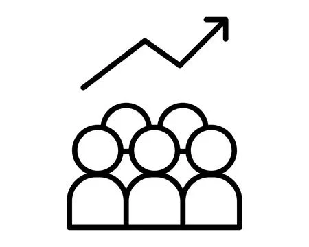 Growth icon vector illustration competitiveness Stock Illustration