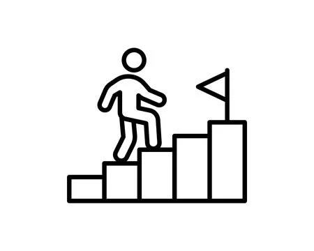 Growth icon vector illustration competitiveness Stock Illustration