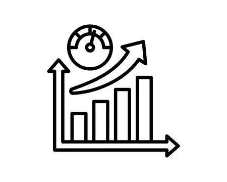 Growth icon vector illustration competitiveness Stock Illustration