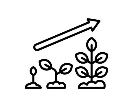 Growth icon vector illustration competitiveness Stock Illustration