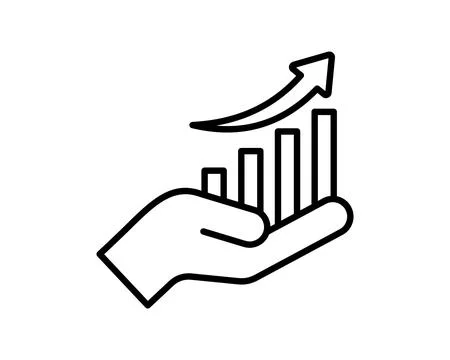 Growth icon vector illustration competitiveness Stock Illustration