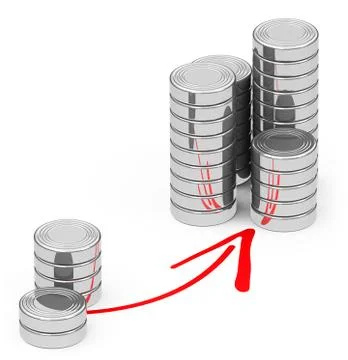 The growth Stock Illustration