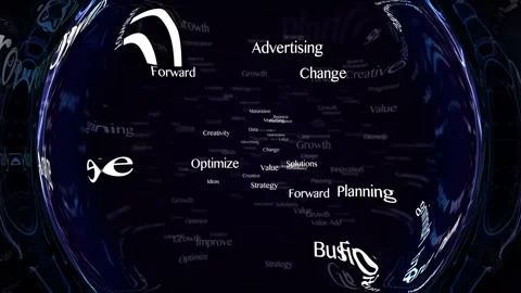 GROWTH Keywords Animation, Background, Loop 库存影片 303461995