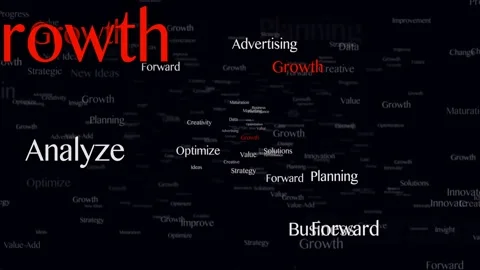 GROWTH Keywords Animation, Background, Loop 库存影片 318192911