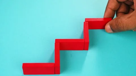 Growth Ladder Stockbeeldmateriaal 304536993