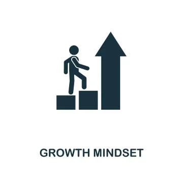 Growth Mindset creative icon. Simple element illustration. Growth Mindset Stock Illustration