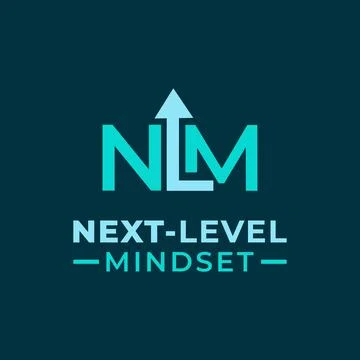 Growth Mindset logo design vector template. Logo design with Next level min.. Stock Illustration