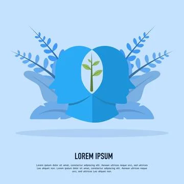 Growth mindset, self-esteem, personal development. Stock Illustration