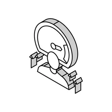 Growth mindset soft skill isometric icon vector illustration Stock Illustration