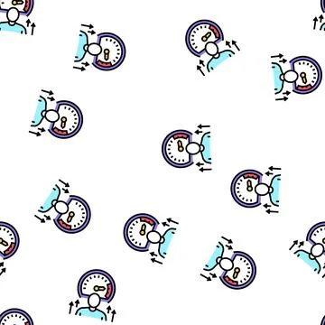Growth mindset soft skill vector seamless pattern Stock Illustration