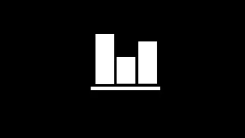 Growth object animation. Increase sales in business outline cartoon 4K video Stock Footage 306030580