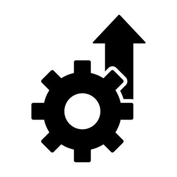Growth product icon vector operational excellence symbol cost efficiency sign 스톡 일러스트