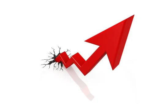 Growth red Stock-Illustration