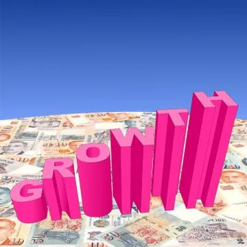 Growth with singapore dollars Stock Illustration