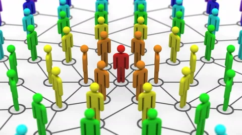 Growth of Social Network Stock Footage 47347855