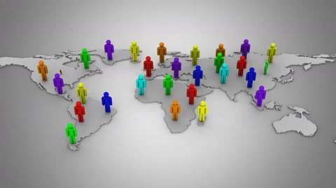 Growth of Social Network Stock Footage 50368272