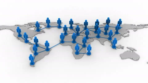 Growth of Social Network Stock Footage 50485822