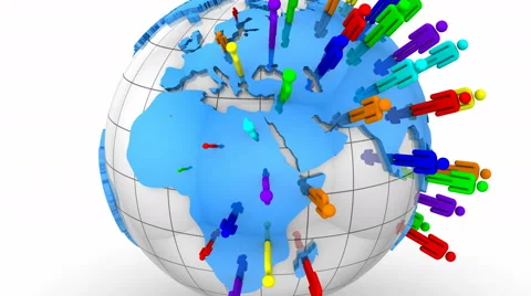 Growth of Social Network Stock Footage 50743632