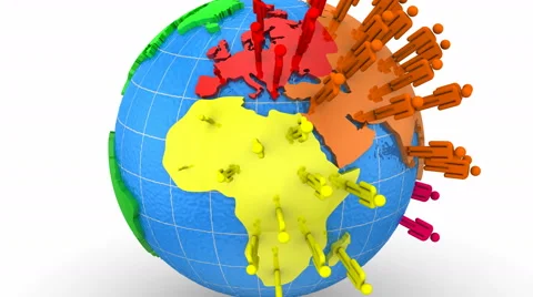 Growth of Social Network Stock Footage 58204584