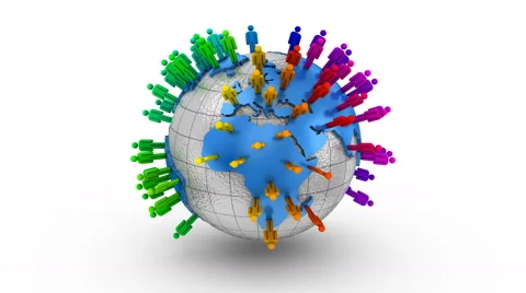 Growth of Social Network Stock Footage 62802979