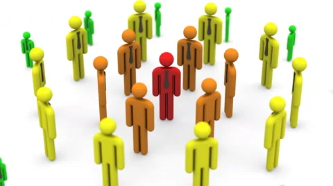 Growth of Social Network Stock Footage 65039232