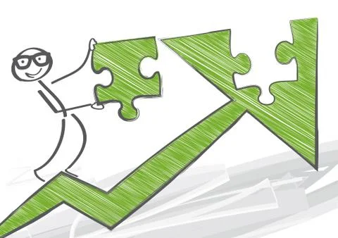 Growth strategy Stock Illustration