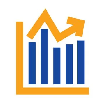 Growth Thin Line Icon, Increase And Diagram Stock Illustration
