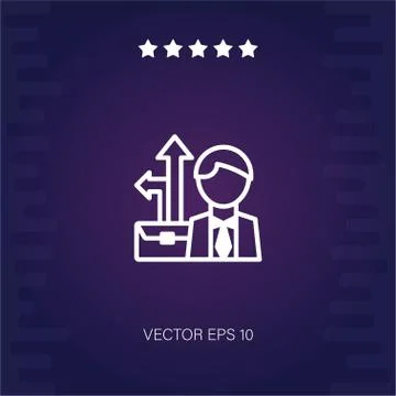 Growth vector icon Stock Illustration