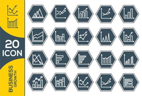 Growth Vector Line Icon. Collection of high quality black style vector icons  Stock Illustration