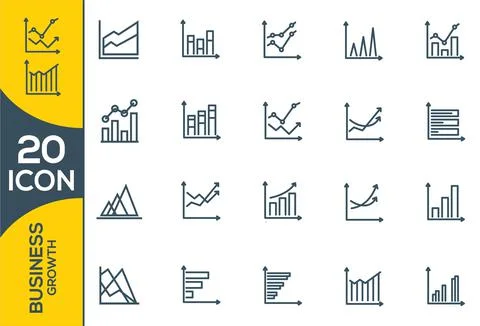 Growth Vector Line Icon. Collection of high quality black style vector icons  Stock Illustration
