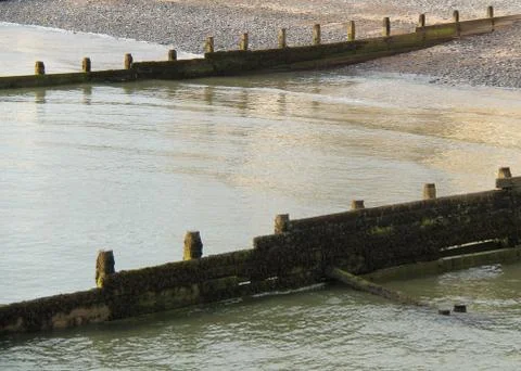 Groyne. Stock Photos
