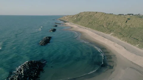 Groynes and breakwaters Stock Footage 263138420