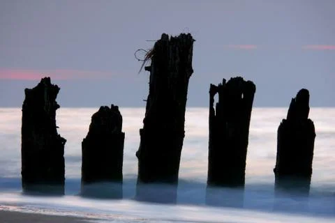 Groynes Stock Photos
