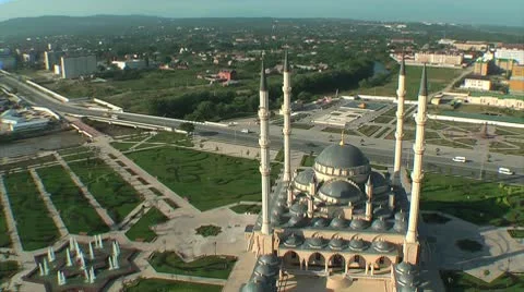 Grozniy chechny hd Video stock 8987619