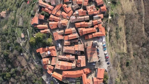 Groznjan Old Town Video stock 104810490