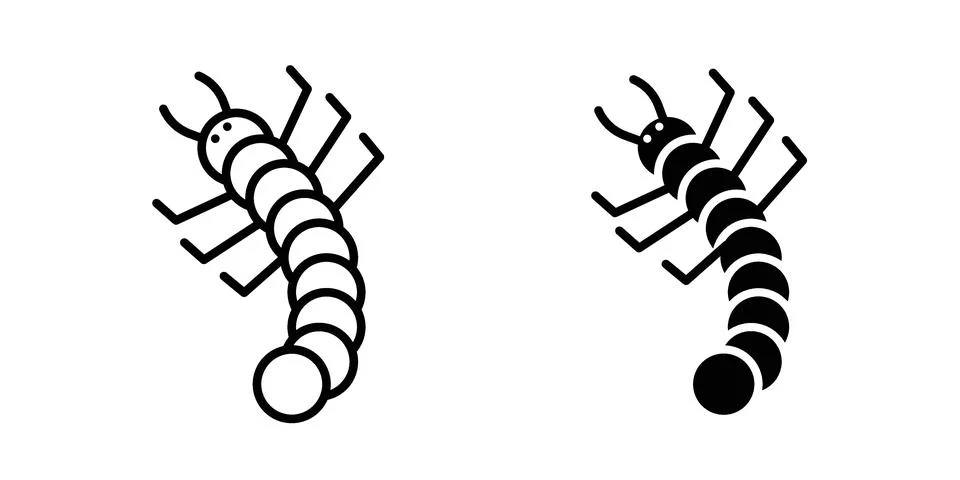 Grub icon design. Simple Vector illustrations.. Stock Illustration