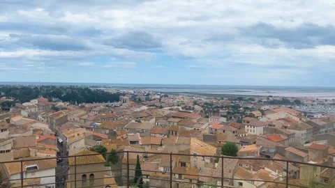 Gruissan panoramic Stock Footage 279838287
