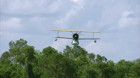 Grumman Duck FlyBy Head On 動画素材 37016369