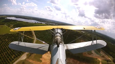 Grumman Duck Tail Mount Flying Video stock 37017016